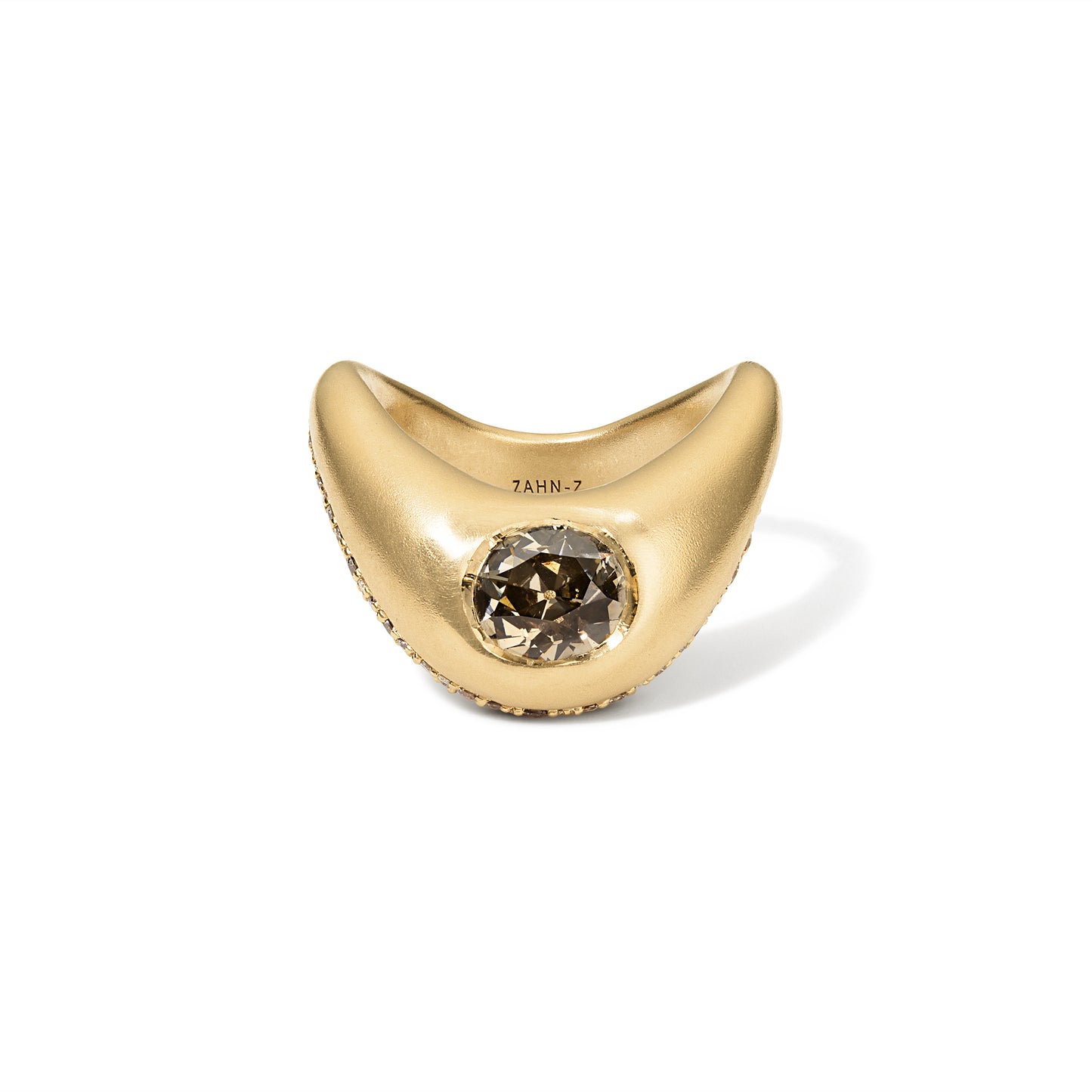 ZAHA'S Secrets Oval Cut Champagne Diamond
