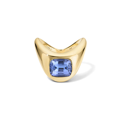 Big ZAHA Elongated Cushion Cut Tanzanite