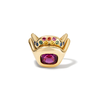 Beluga Spout - Elongated Cushion Purple Garnet 2.15CT