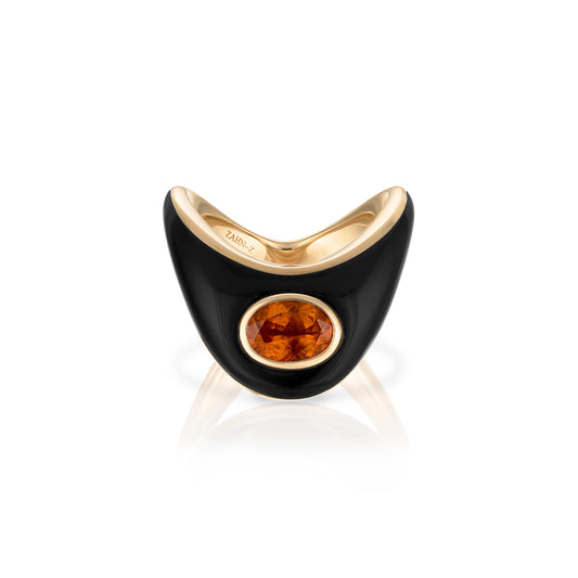 ZAHA Onyx, Gold & Citrine