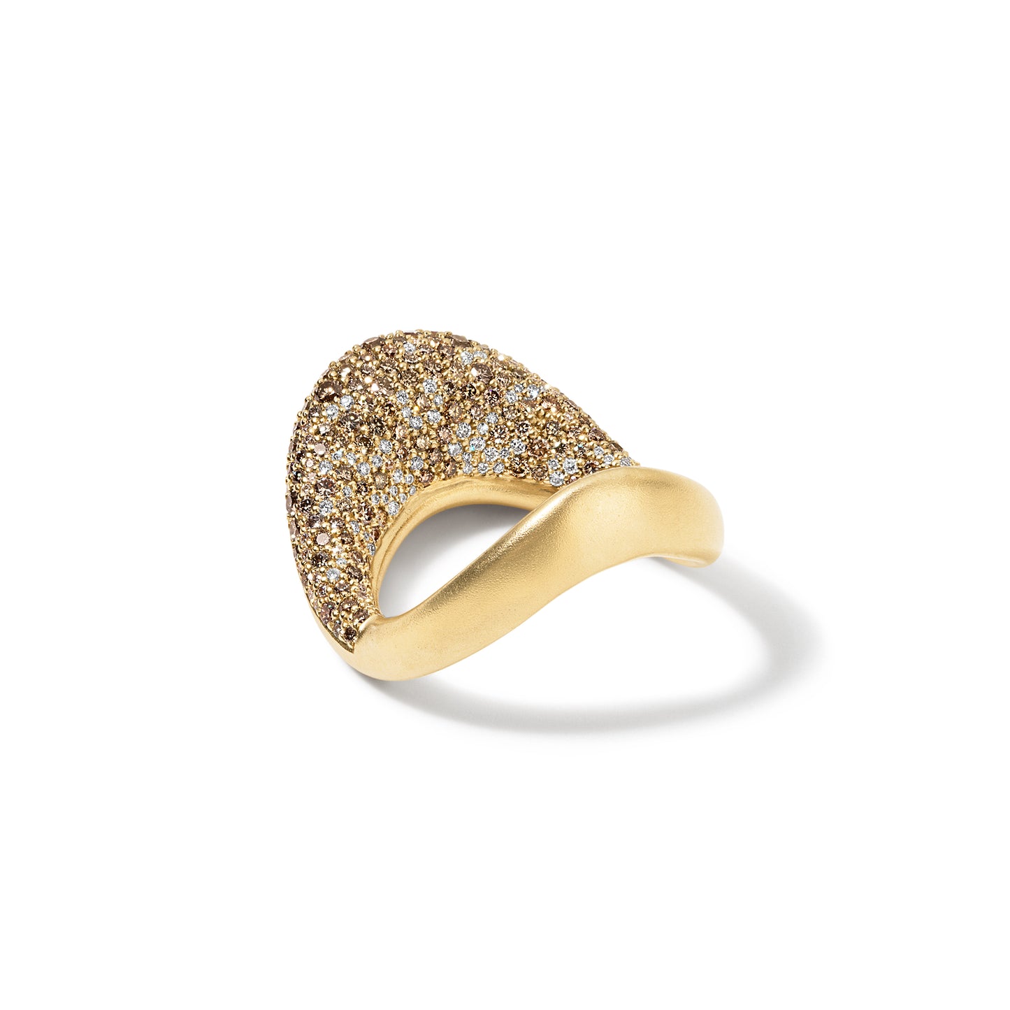 ZAHA'S Secrets Oval Cut Champagne Diamond