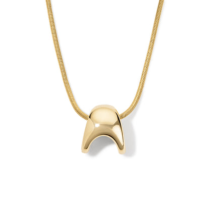 Petite ZAHA Plain Gold Slider - Chain Not Included