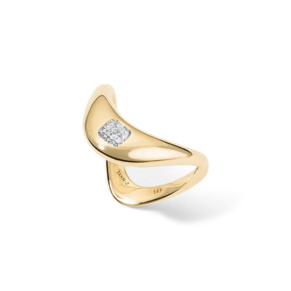 Petite ZAHA Asscher/Cushion Cut Diamond