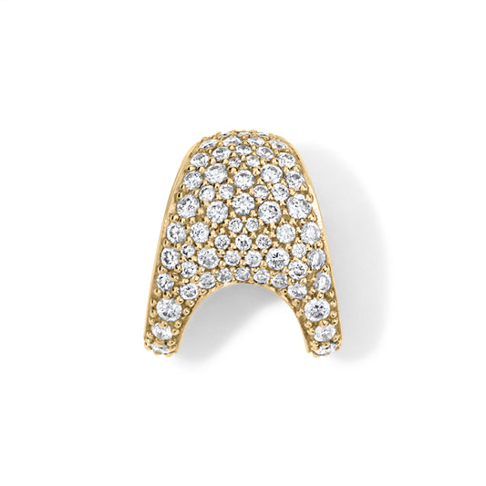 Petite ZAHA Pave Gold Slider-Chain Not Included
