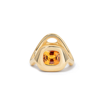 Beluga Spout-Elongated Cushion Mandarin Garnet 2.24CT