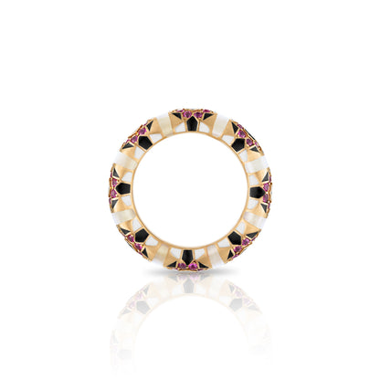 Sadaf Ruby Rounded Band