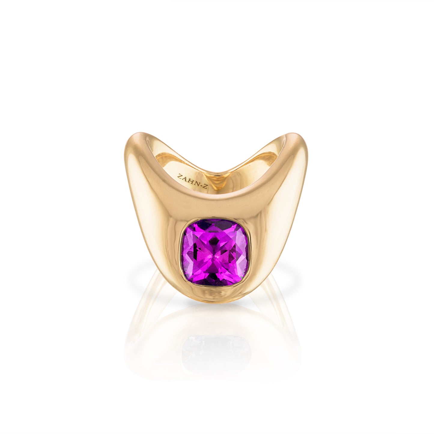 RTS-Big ZAHA 1.5ct Cushion Rhodolite Garnet